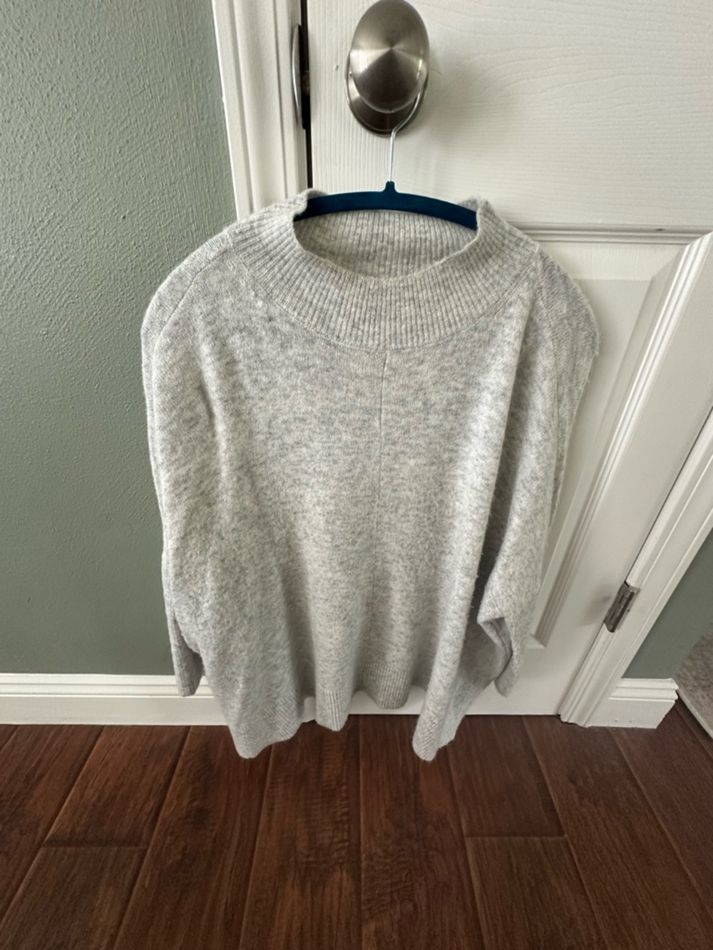 Women’s Light Gray Crewneck Sweater
